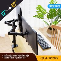 Giá Treo Màn Hình Kẹp Bàn Hai Giá Đỡ Ergotek EZ2 (17 - 27 inch)